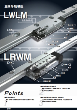 IKO分離型滑軌 LWLM直線導軌模組